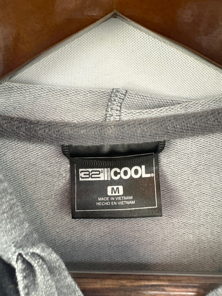 Women’s 32° Cool Medium Heather Gray Zip-Up Hoodie