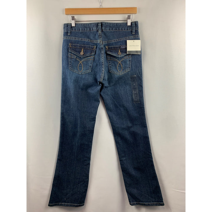 Women's Calvin Klein NWT Blue Bootcut Jeans Size 4