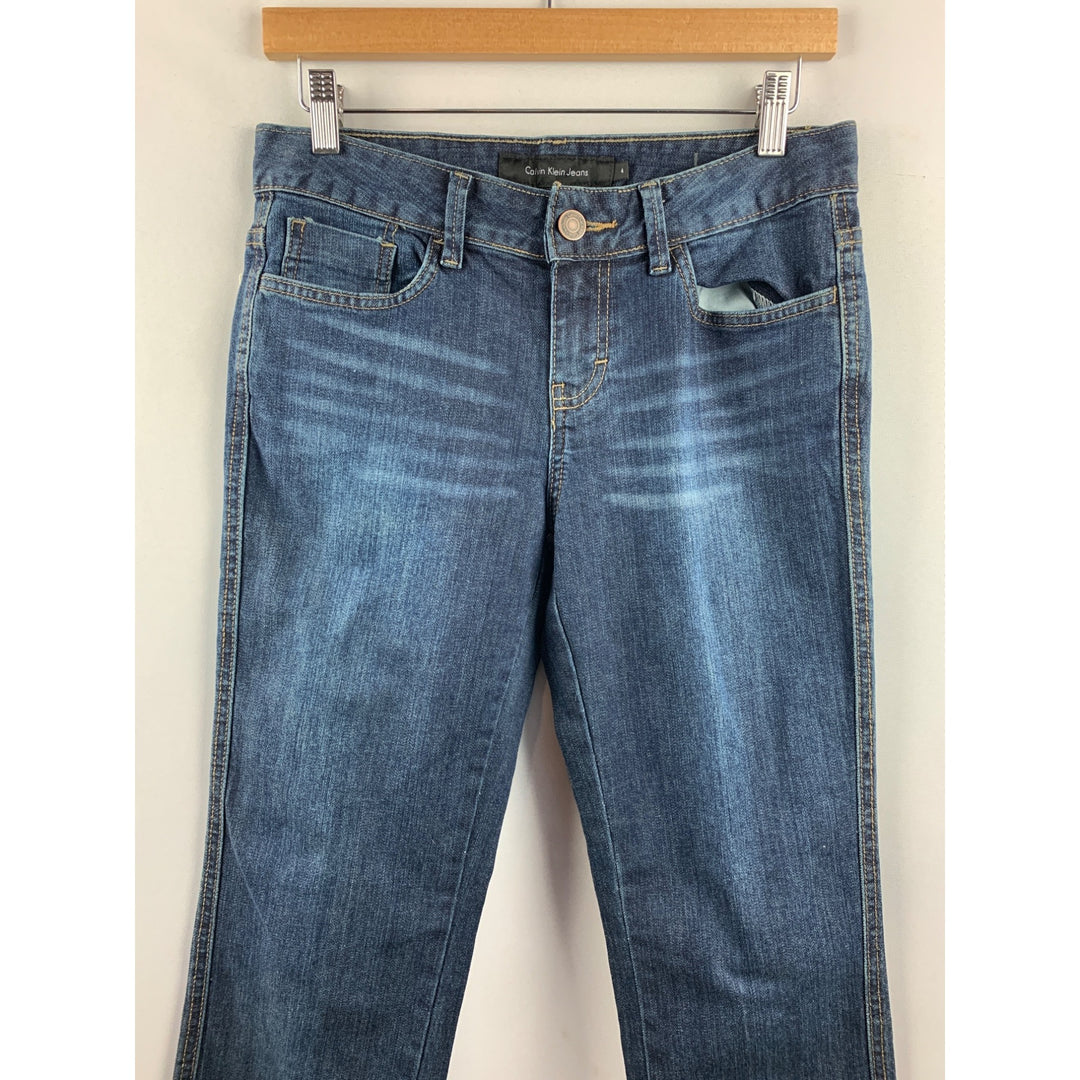 Women's Calvin Klein NWT Blue Bootcut Jeans Size 4