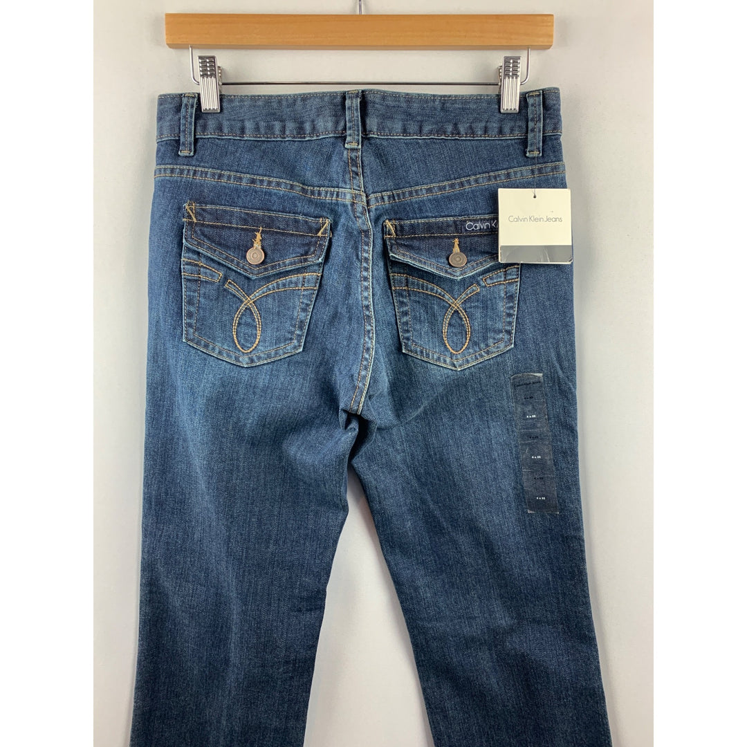 Women's Calvin Klein NWT Blue Bootcut Jeans Size 4
