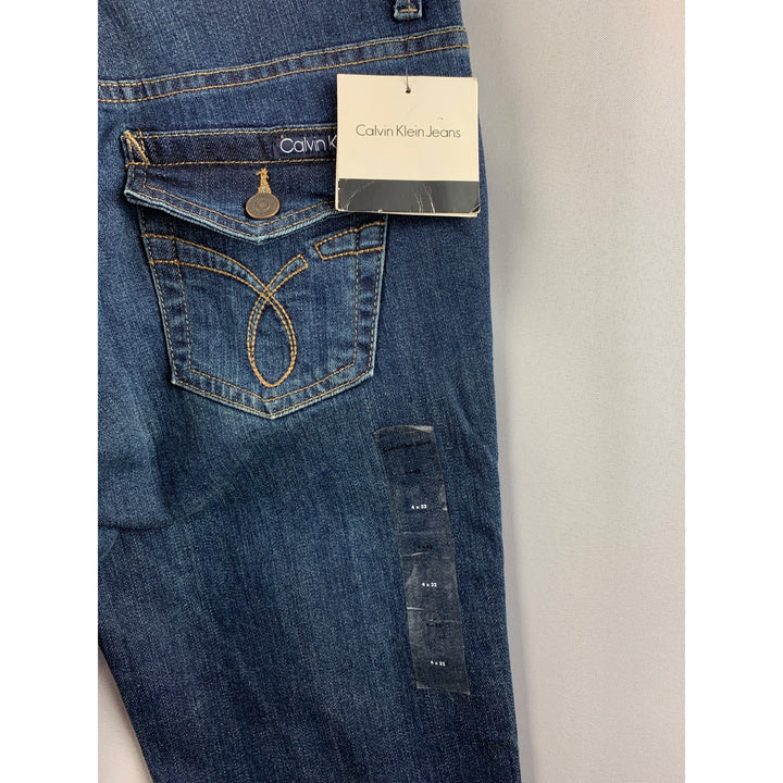 Women's Calvin Klein NWT Blue Bootcut Jeans Size 4