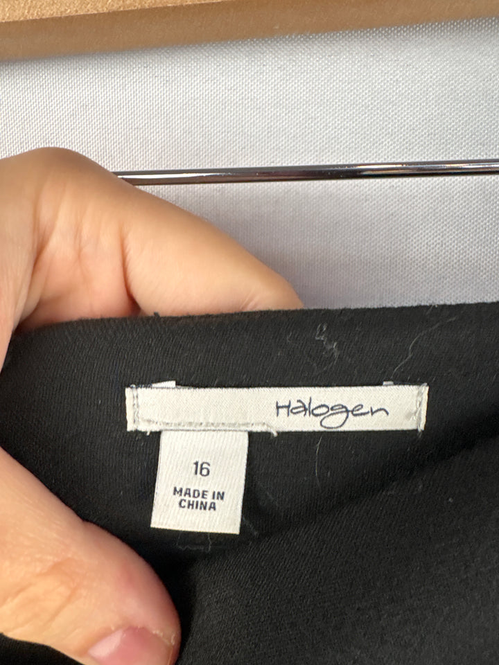 Women’s Halogen Size 16 Black Pencil Skirt