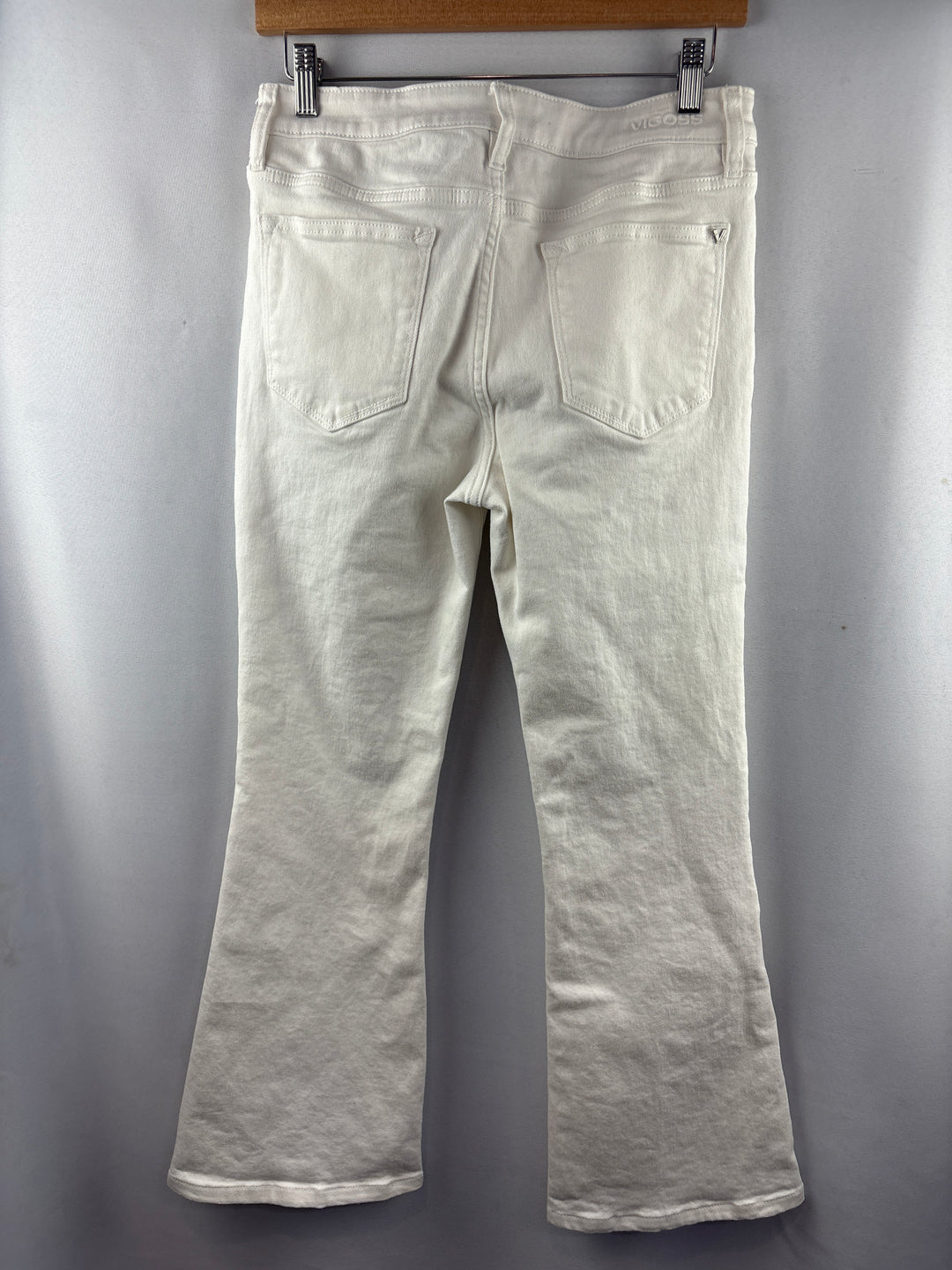 Women’s Vigoss Size 29 White Flare Jeans