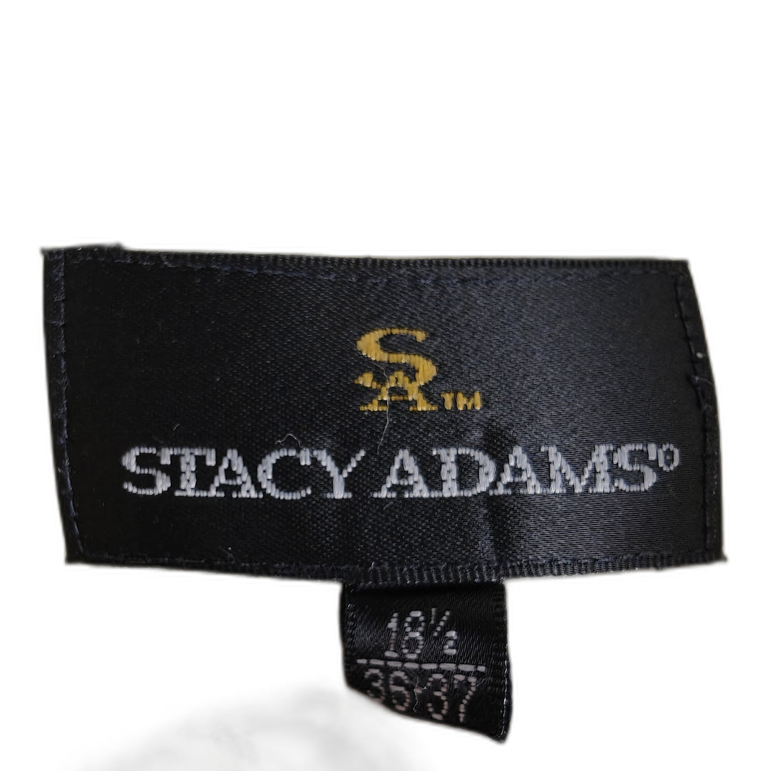Stacy Adams Men's Ivory French Cuff Dress Shirt 18.5 36/37 Textured Formal Button Up