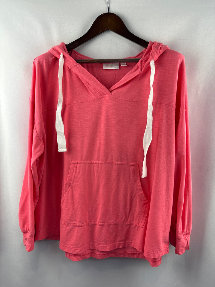 Women’s Belle Kim Gravel XL Pinky Orange Hoodie