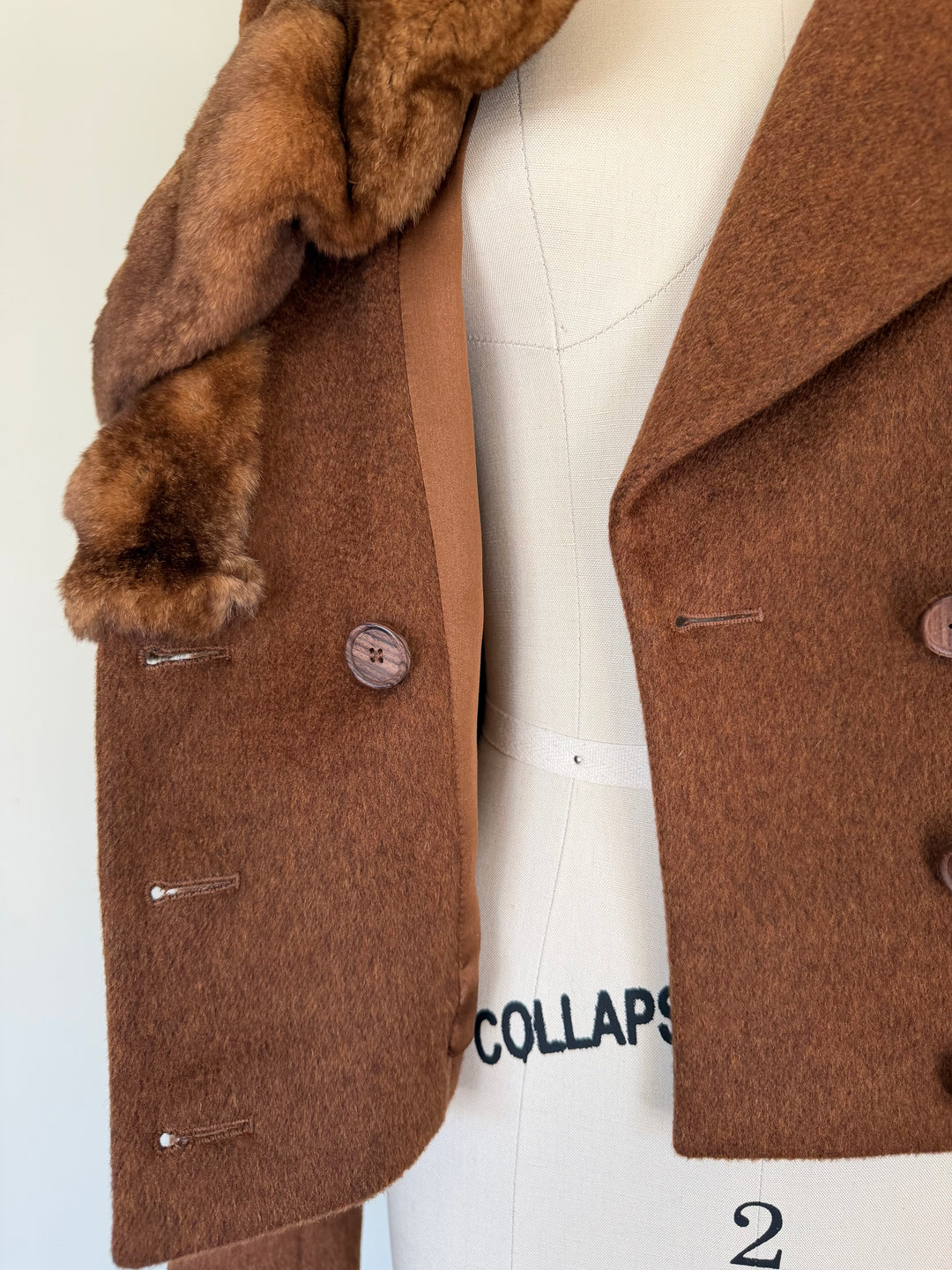 Archival John Galliano Era Christian Dior Chinchilla Fur Accent Jacket