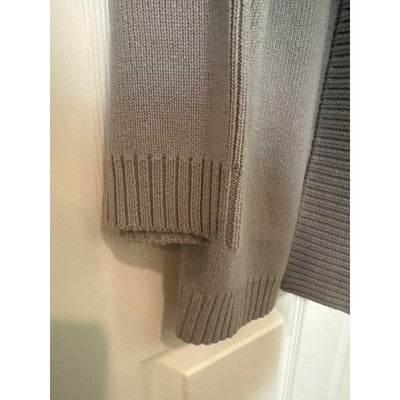 Mercer Street Studio Gray Open Face Cardigan Sweater Size L