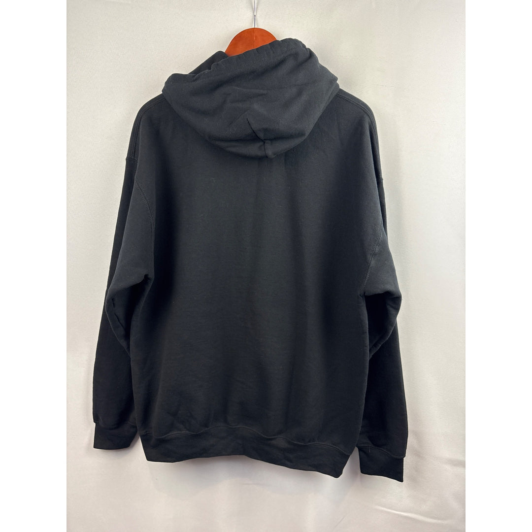 Women’s Gildan Size Large Black Feminist Hoodie.