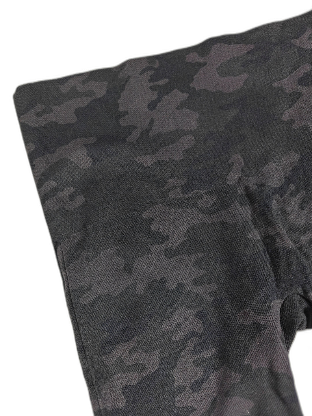 Womens Spanx Leggings Black Camo Size M