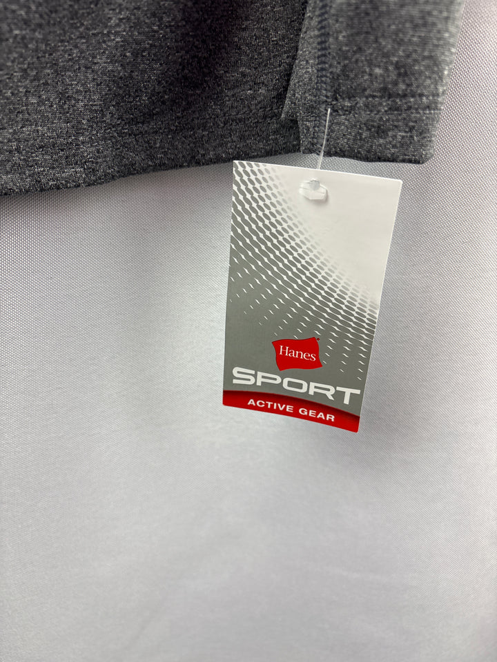 Women’s Hanes Sport Medium Heather Gray Long Sleeve