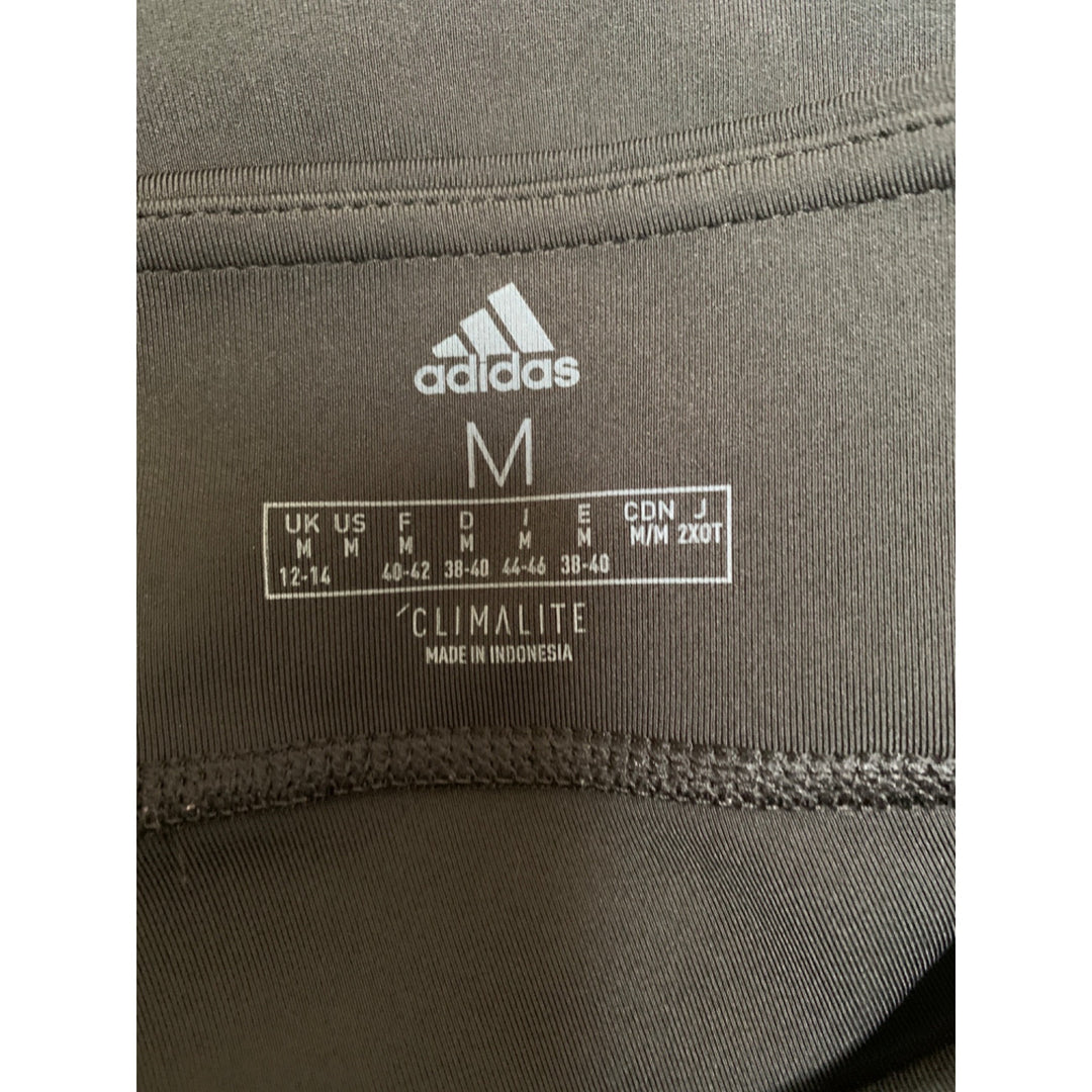 Adidas Womens Climalite Black & Blue Patterned Performance Capris - Size M