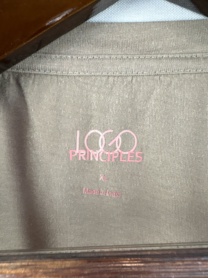 Women’s LOGO Principles XL Pale Brown Short Sleeve Shirt