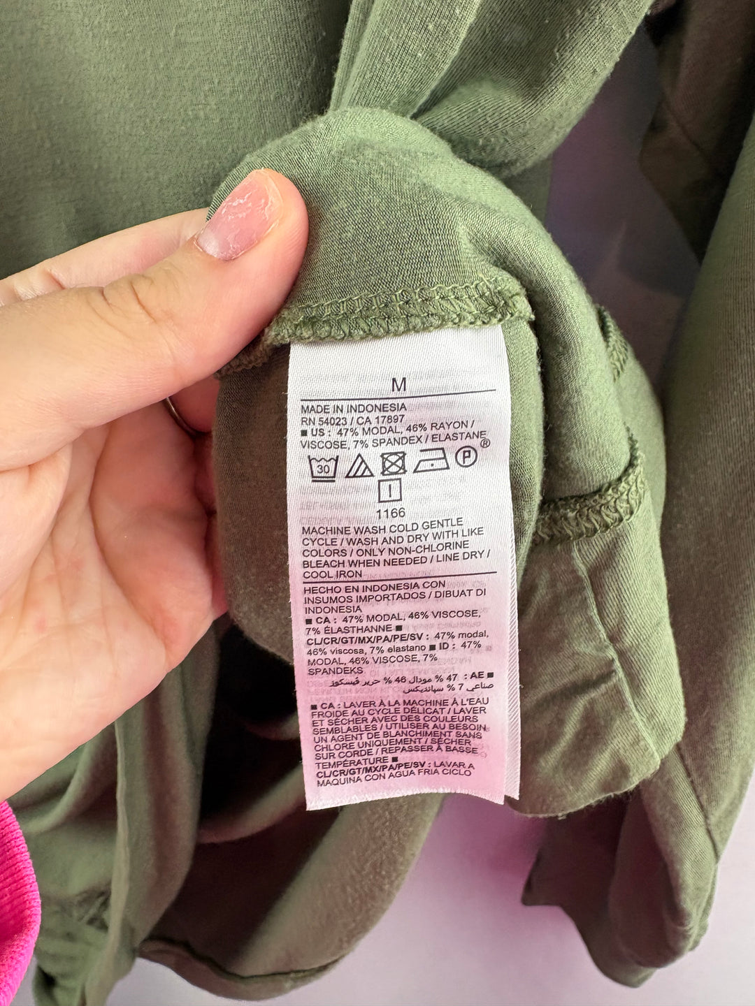 Women’s Old Navy Medium Olive Green Long Sleeve Henley