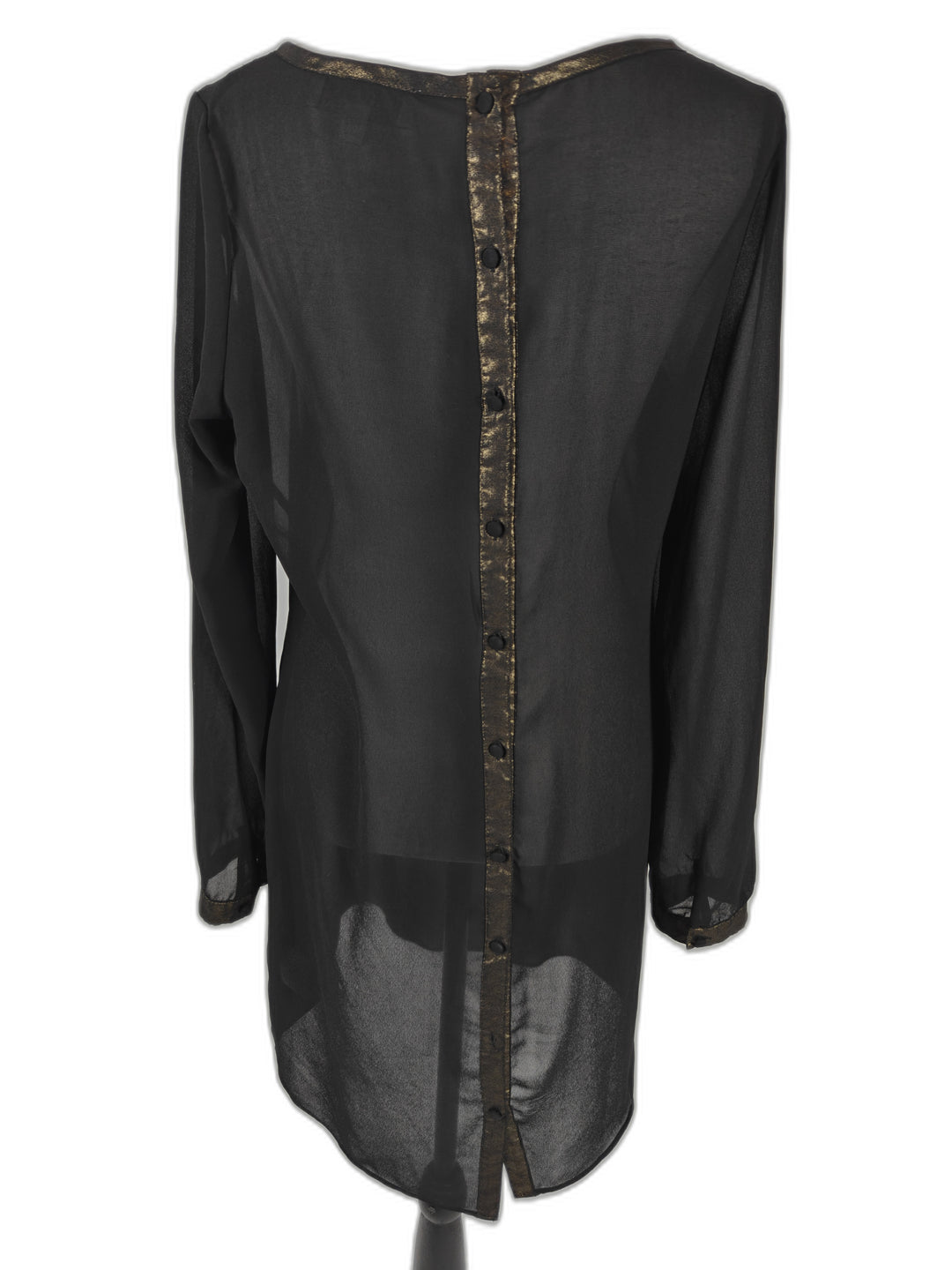 Women’s Olive &amp; Oak Tunic Blouse Black Small