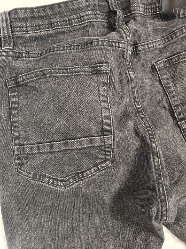 Mens Nickel &amp; Iron Slim Straight Jeans Black 32x30