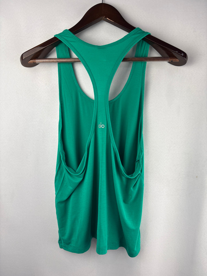 Women’s alo Medium Green Racerback Sports Tank
