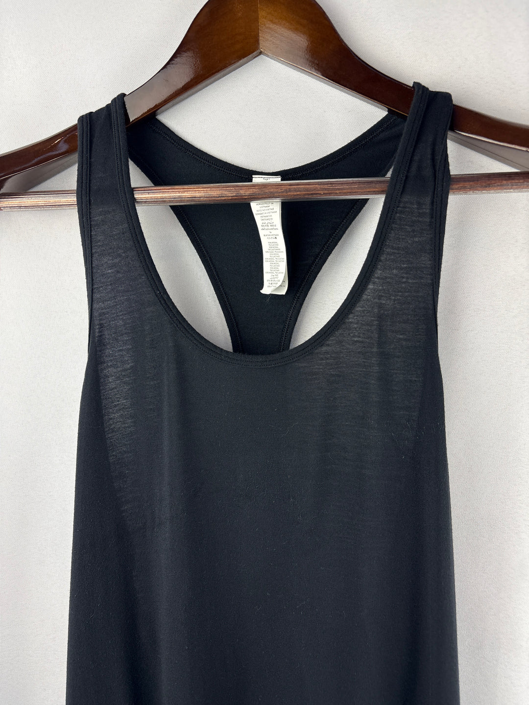 Women’s Alo Medium Black Racerback Sports Tank