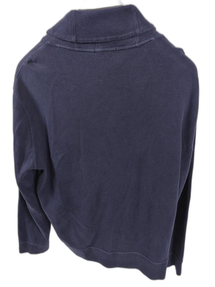 Men’s Polo Ralph Lauren Estate Rib Shawl Collar Sweater Navy Blue XL