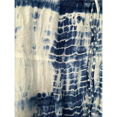 Women’s Green Tag Ralph Lauren Blue Tie-Dye Maxi Skirt Sz 1X