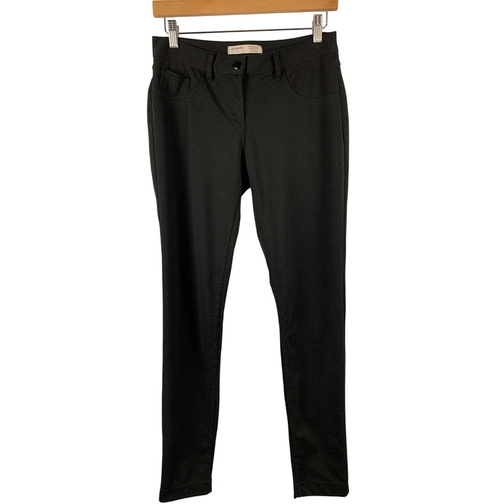 No Boundaries Womens Black Skinny Pants Size 9 Rayon & Spandex Blend Made In Vietnam