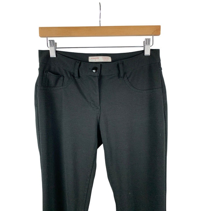 No Boundaries Womens Black Skinny Pants Size 9 Rayon & Spandex Blend Made In Vietnam