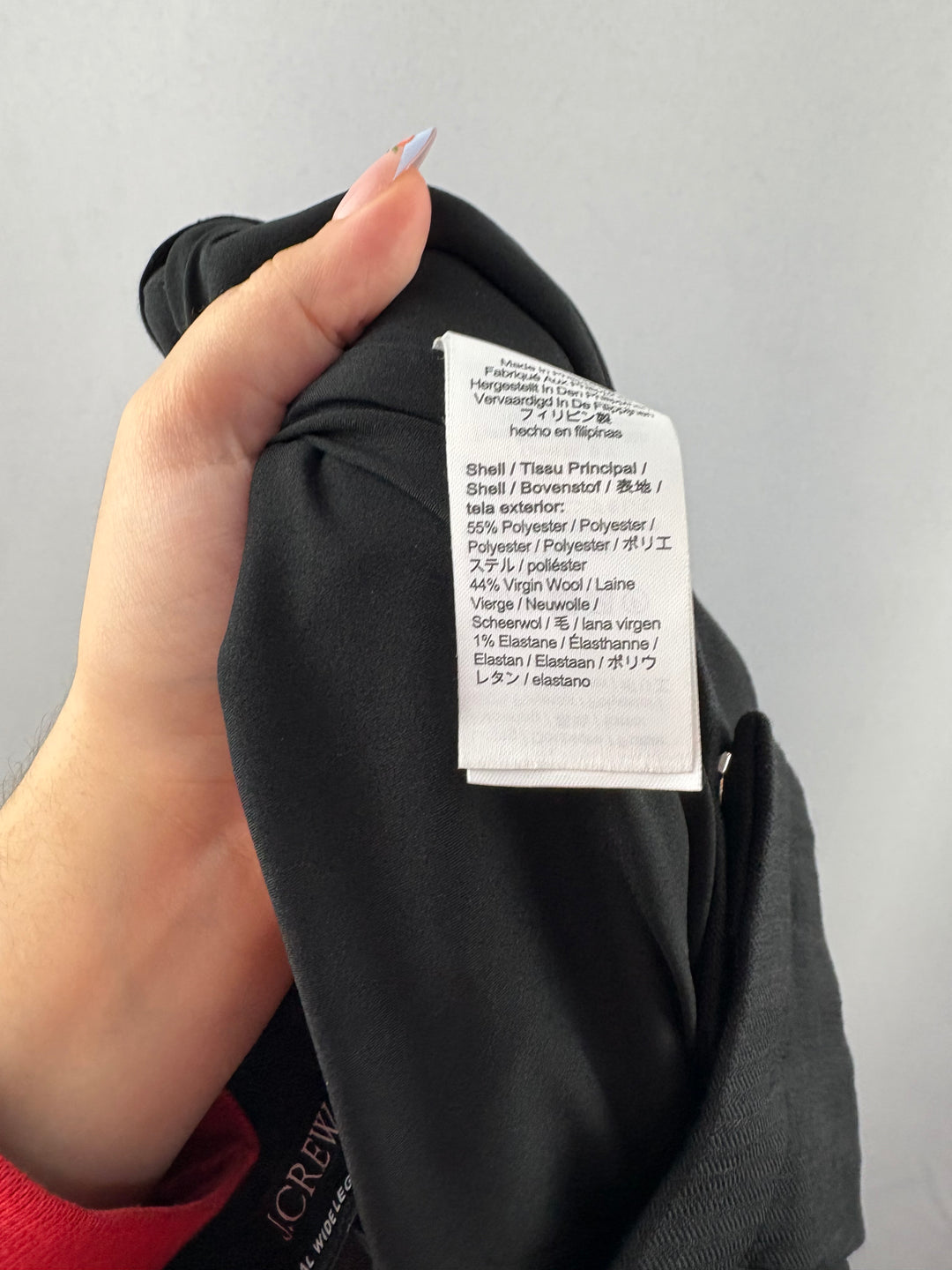 Women’s J.Crew Size Tall 6 Black Pleated Dress Pants