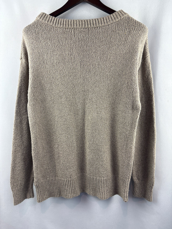 Women’s Old Navy Small Beige Knit Crewneck Sweater