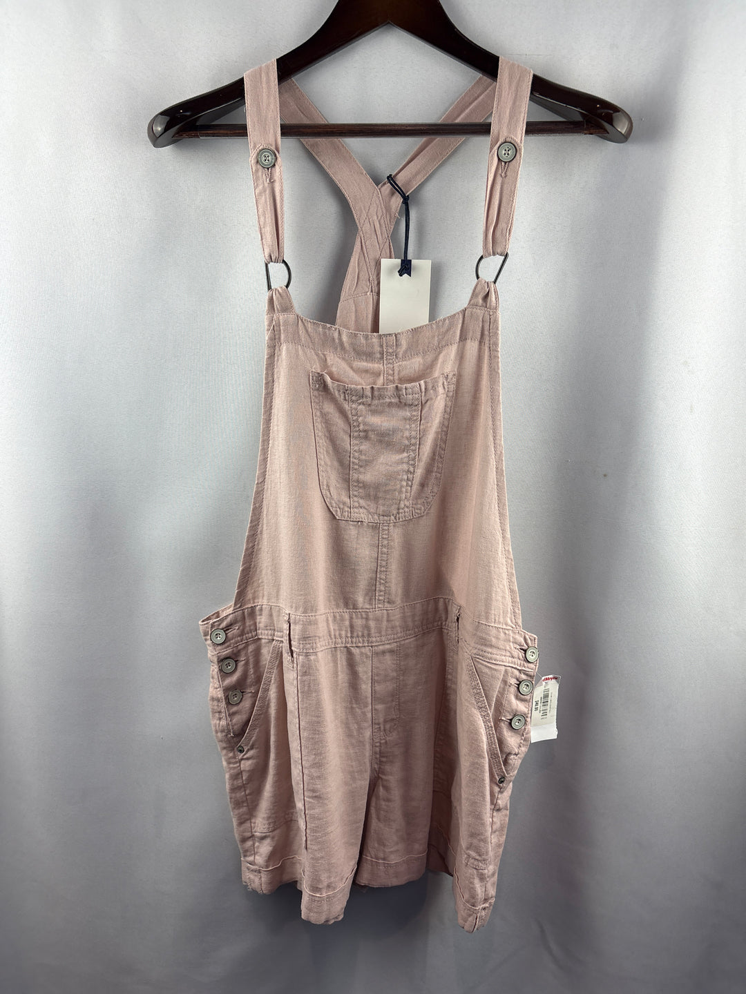 Women’s Wallflower XL Millennial Pink Overall Shorts