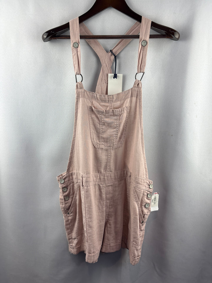Women’s Wallflower XL Millennial Pink Overall Shorts
