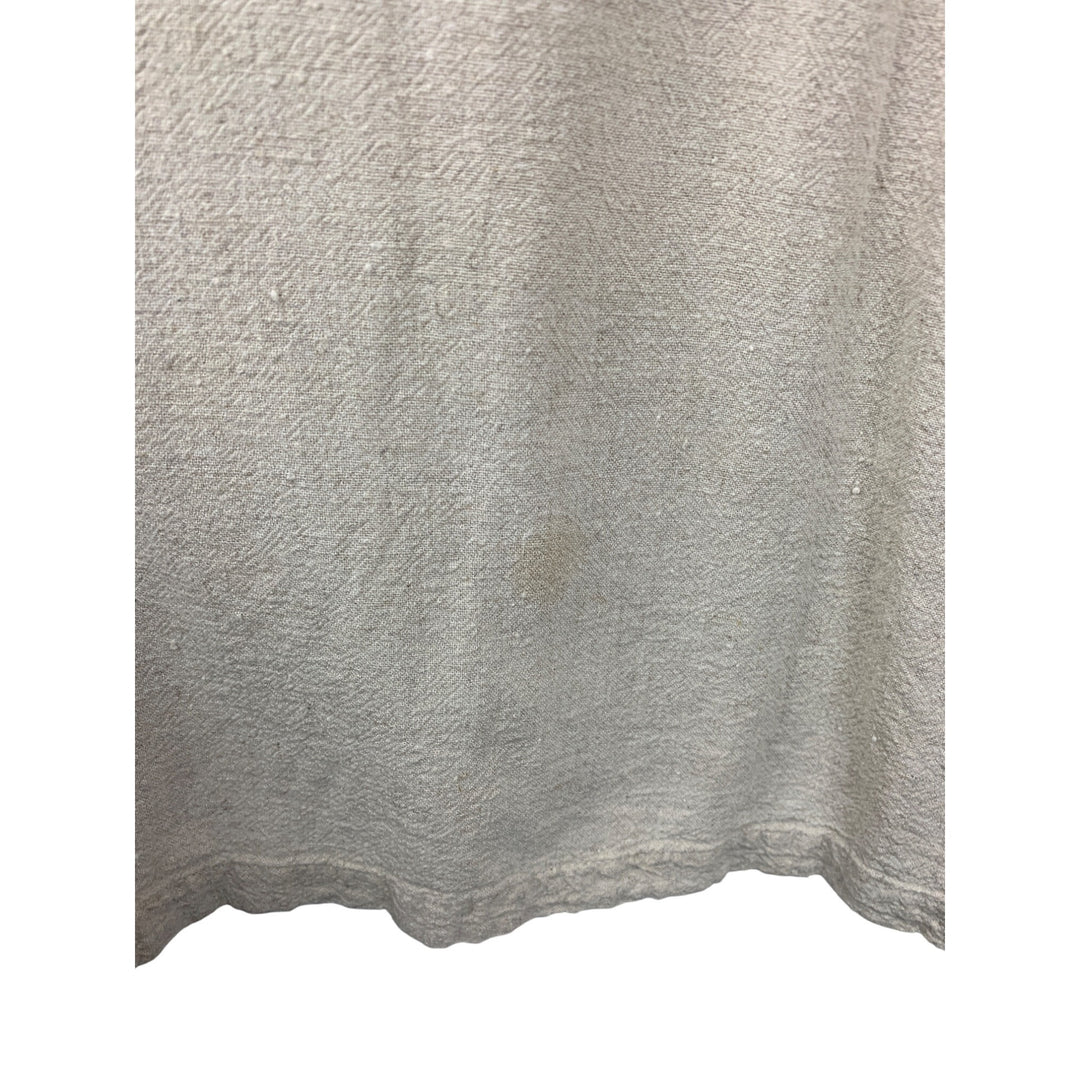 Coldwater Creek Womens XL Beige Linen Blend Button-Up Shirt