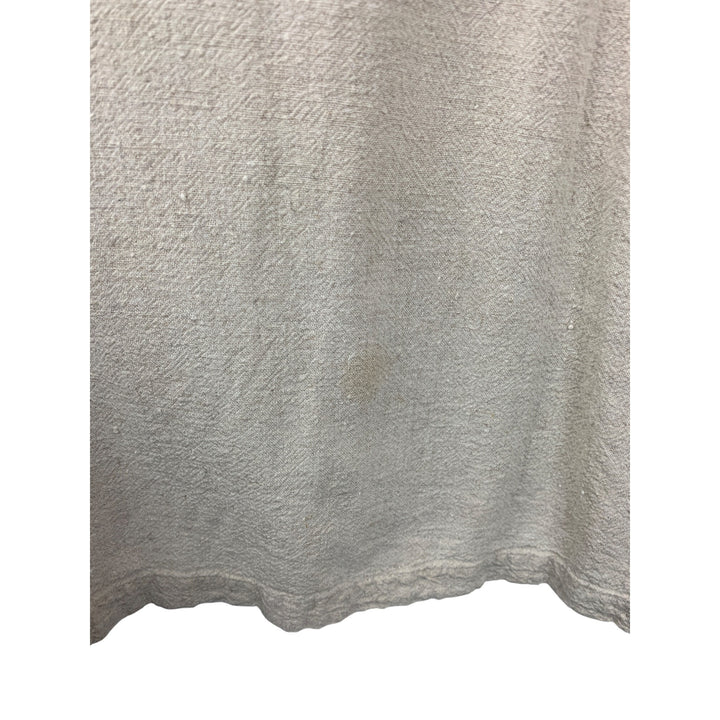 Coldwater Creek Womens XL Beige Linen Blend Button-Up Shirt
