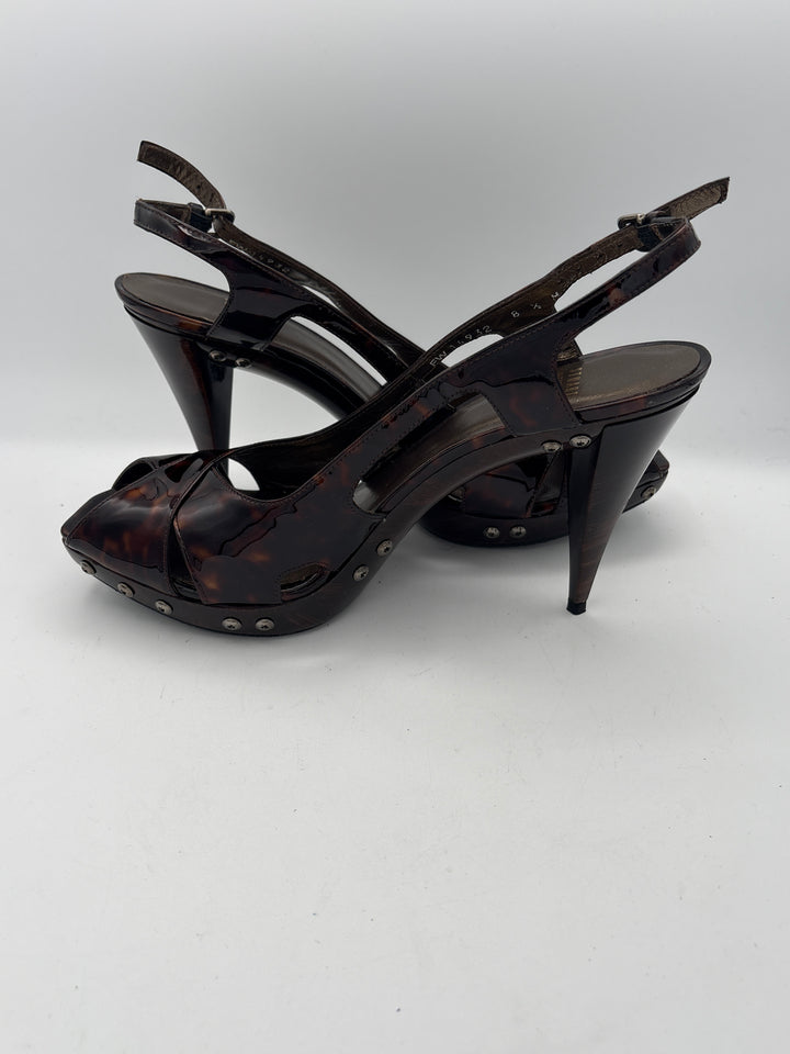 Women’s Stuart Weitzman Size 8.5 Brown Tortious Shell Pumps