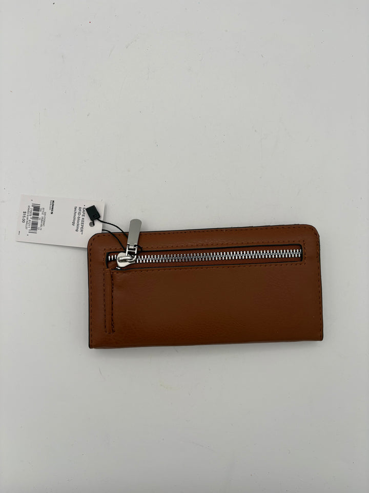 Women’s Kohl’s Medium Brown Faux Leather Wallet