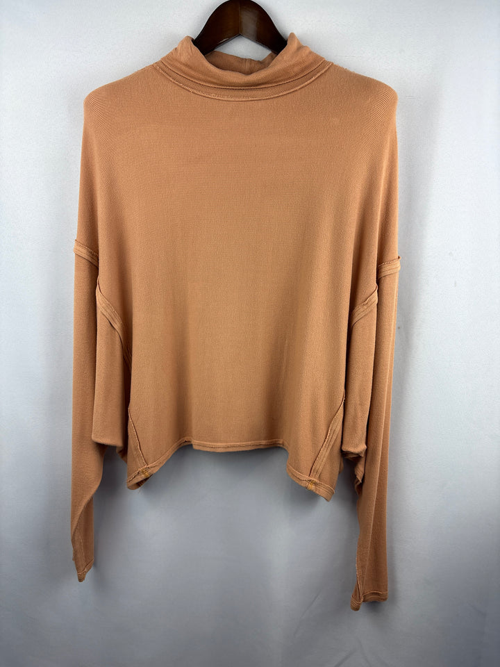 Women’s We The Free Small Tera-Cotta Mock Turtleneck