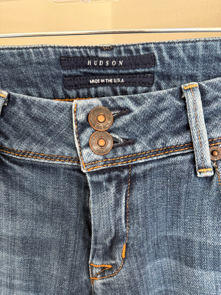 Hudson Medium Wash Skinny Jeans Size 27