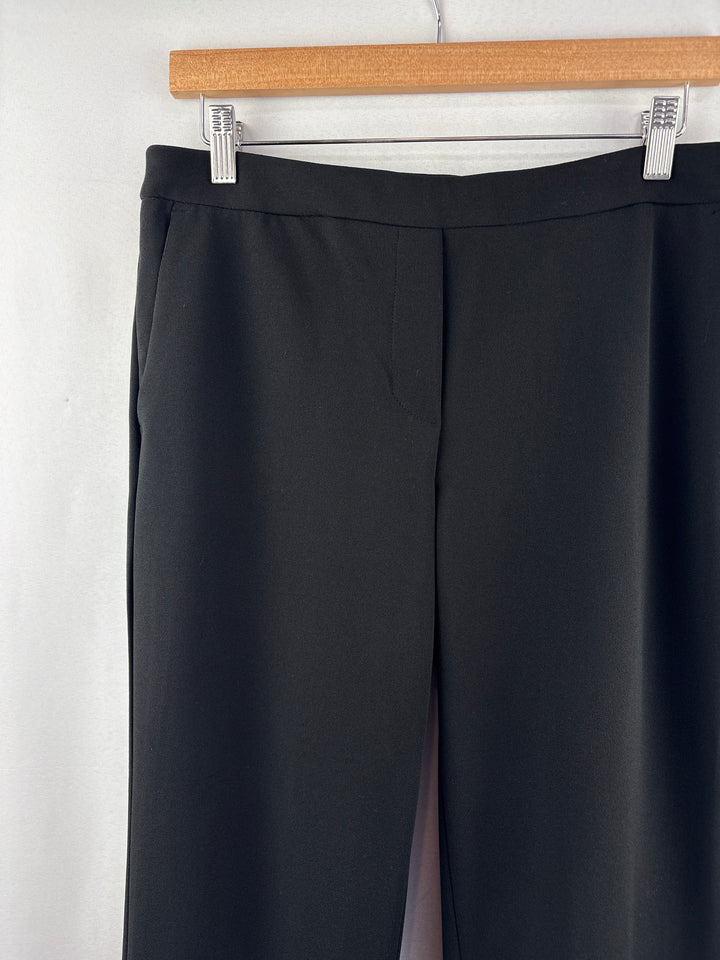 Women’s Josh &amp; Arielle Size 8 Black Capri Slacks w/ Fringe Detail