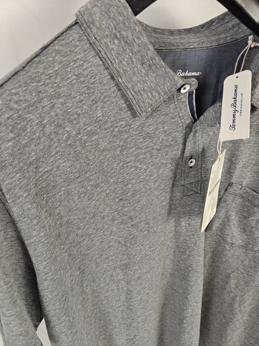 Mens Tommy Bahama IslandZone Polo Gray 3XL