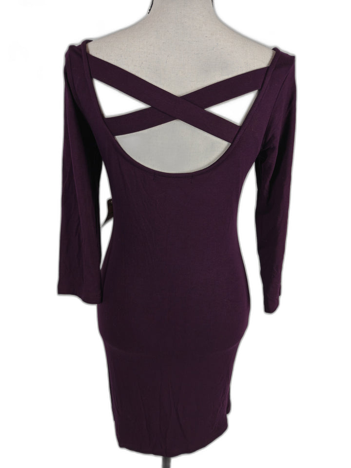 Women Forever 21 Bodycon Dress Purple Size M NWT