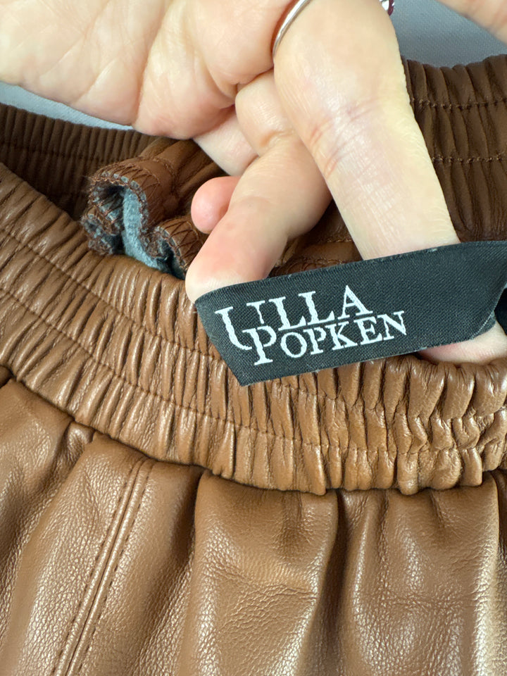 Women’s Ulla Popken Size 16/18 Brown Faux Leather Skirt