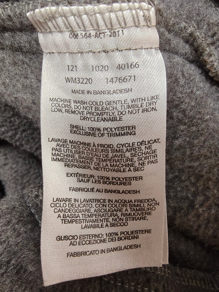 Mens Columbia Fleece Jacket Gray XL
