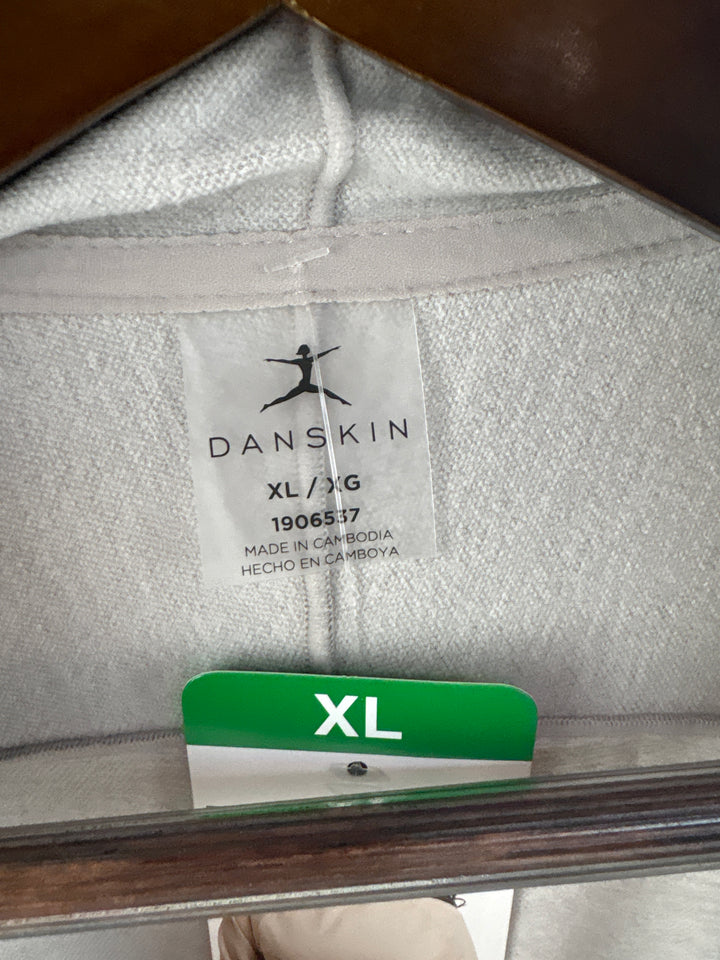 Women’s Danskin XL Light Gray Hoodie