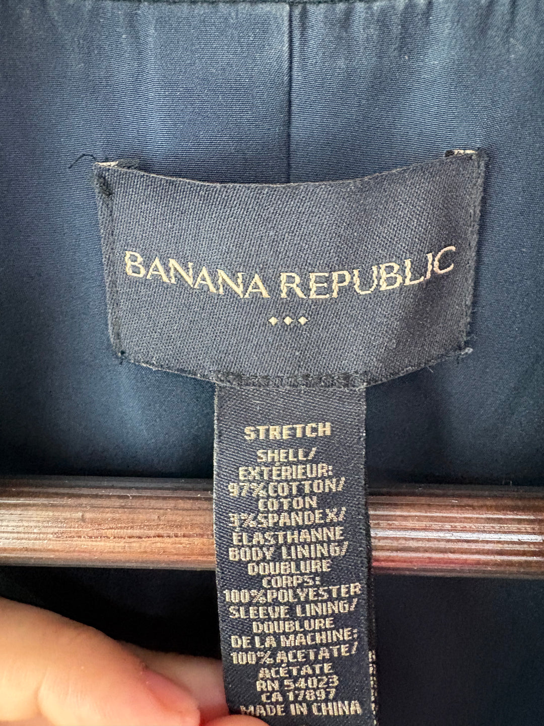 Women’s Banana Republic Size 6 Black Short Sleeve Blazer