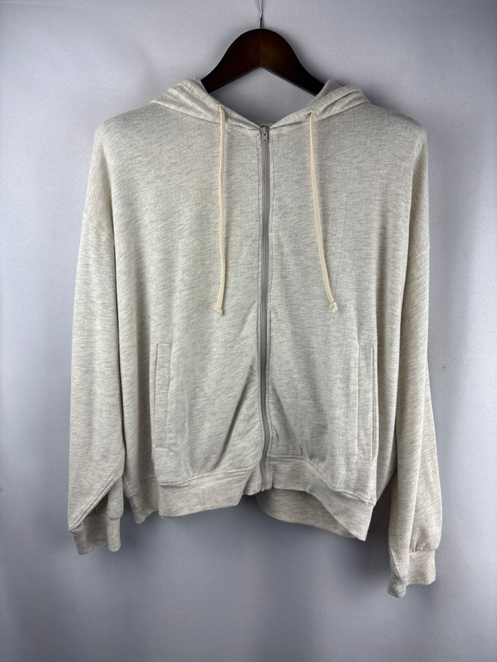 Women’s American Vintage XS/S Cream Zip Hoodie