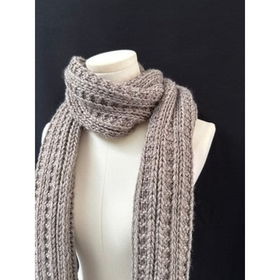 Hand-Knitted Italian Scarf