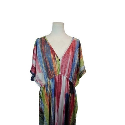 Women's CW Classics Multicolor VNeck Dress - Size 3X