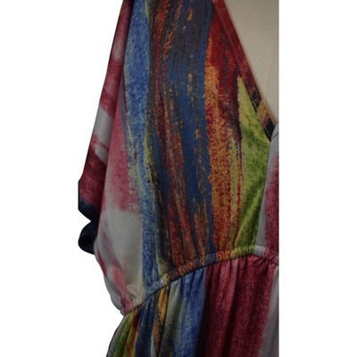 Women's CW Classics Multicolor VNeck Dress - Size 3X