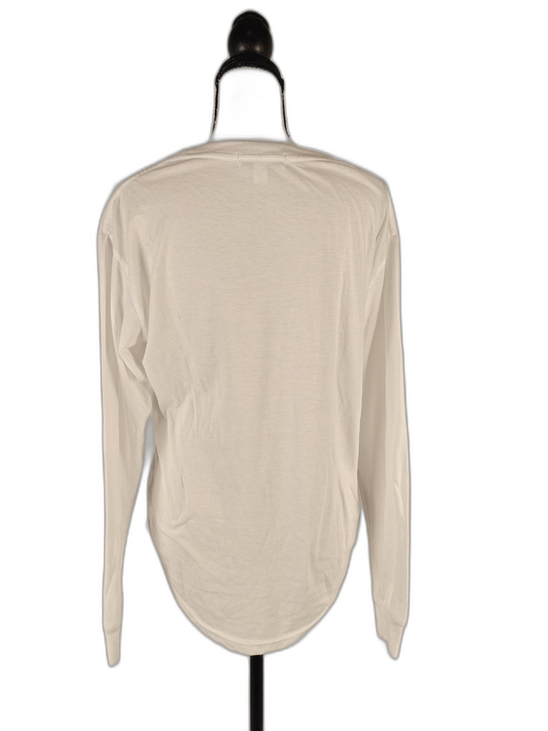 Women’s, Sub_Urban Riot, Cutout Boat-Neck Long-Sleeve Top, White, Small