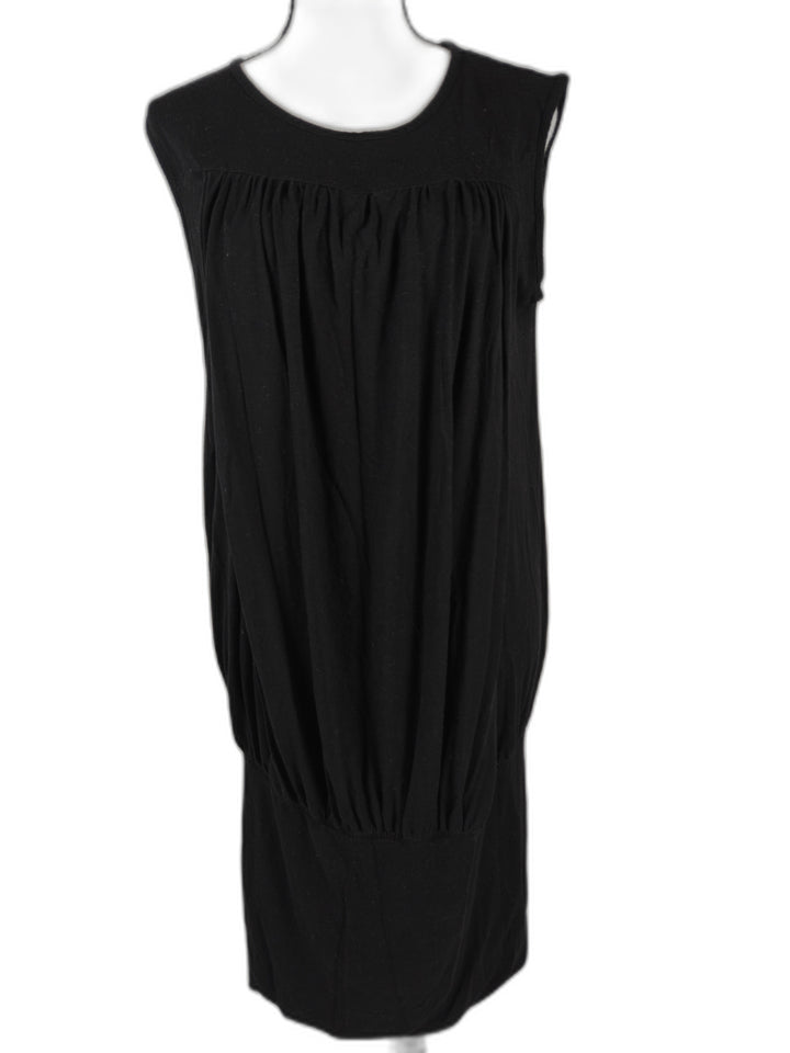 Women’s Savi Mom Sleeveless Black Knit Shift Dress Size Medium