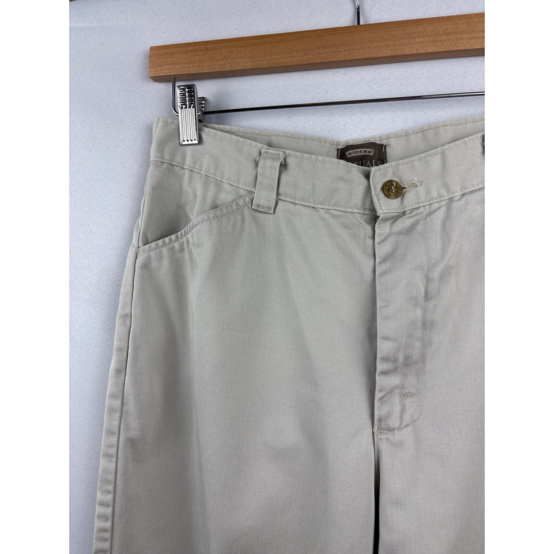 Women’s Riders Casual Medium 100% Cotton Khaki Pants