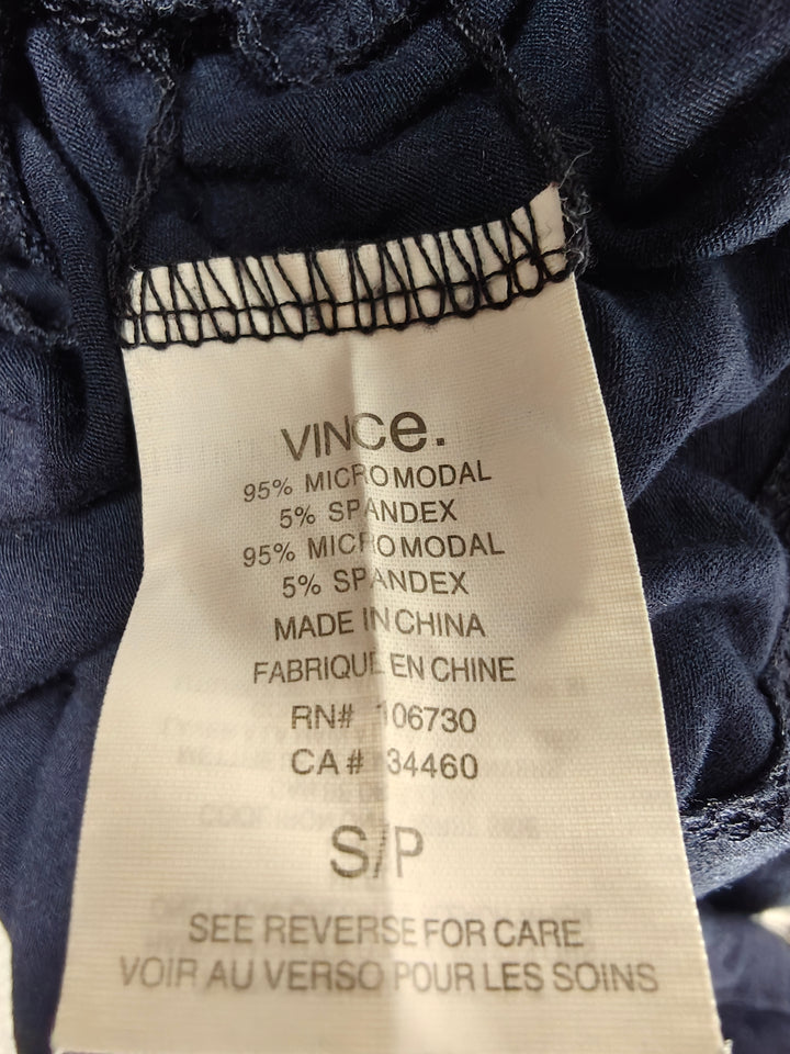 Womens Vince Tunic Top Navy Size S